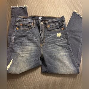 GAP Men's Dark Blue Straight Jeans